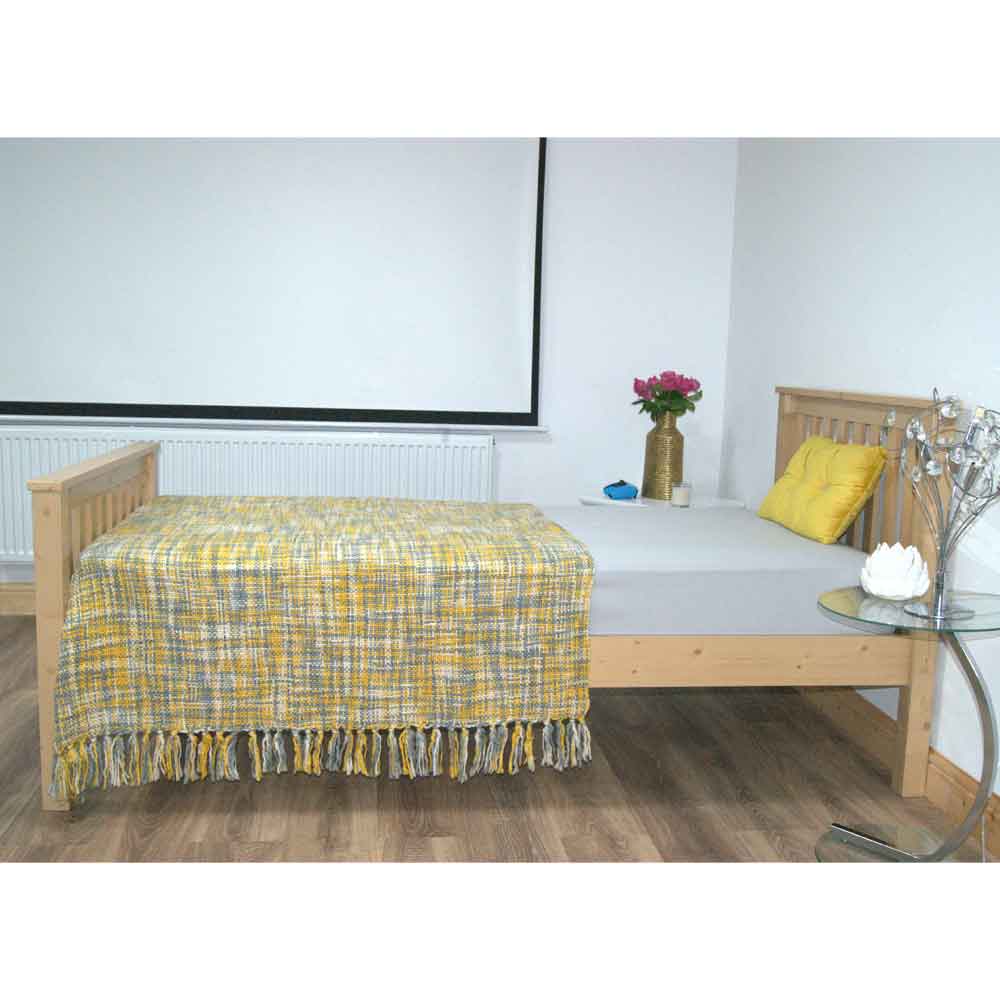 Hants Wooden Double Bed In Natural