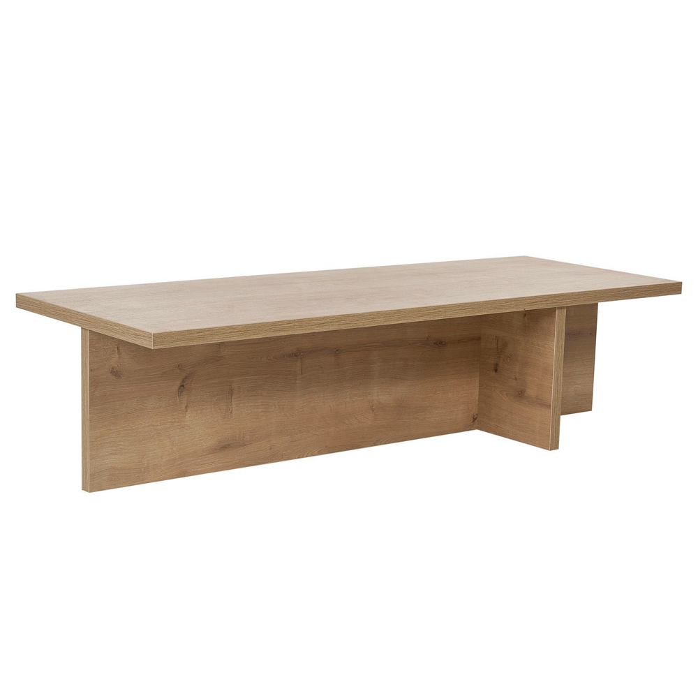 Harbor Rectangular Wooden Coffee Table in Sapphire Oak