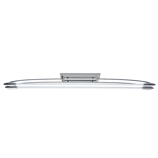 Product photograph of Harper Led 2 Light Large Flush Ceiling Light In Polished Chrome from Furniture in Fashion