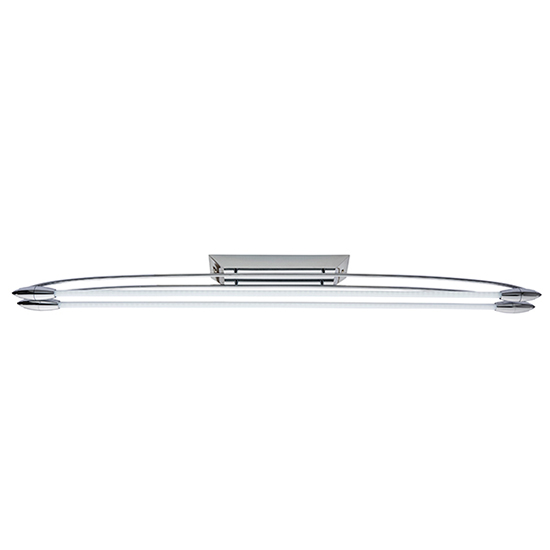 Read more about Harper led 2 light large flush ceiling light in polished chrome