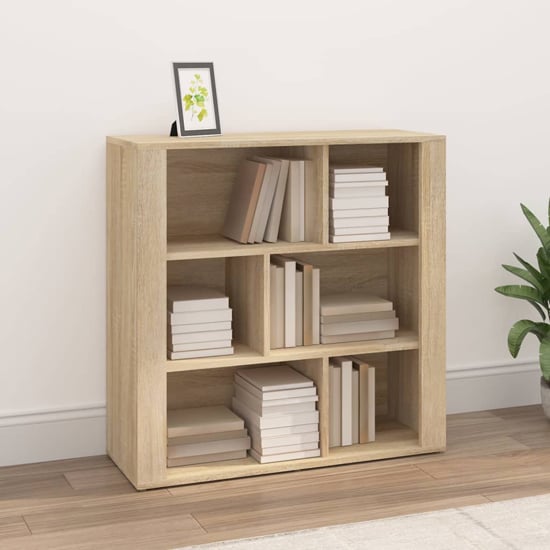 Read more about Harris wooden bookcase with 6 shelves in sonoma oak
