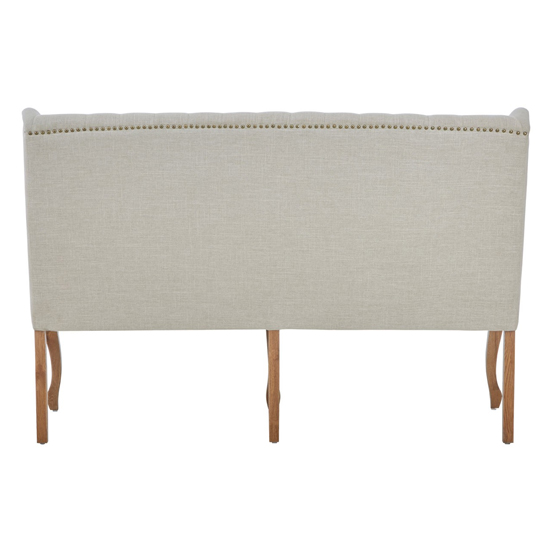 Harrison Linen 2 Seater Sofa In Natural FiF