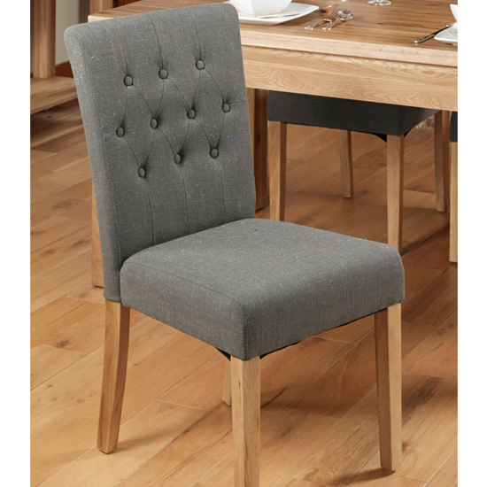 Harrow Slate Fabric Dining Chairs With Walnut Legs In Pair_2