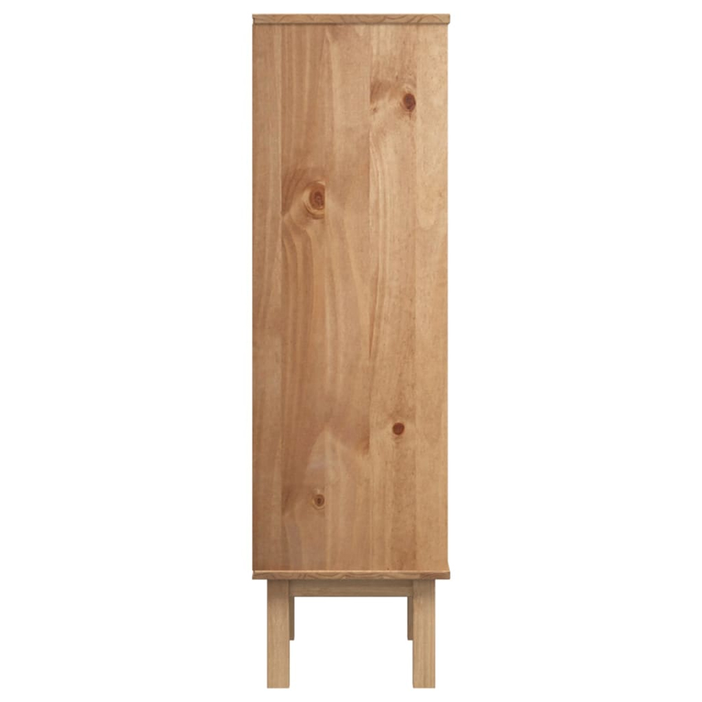 Harrow Wooden Shoe Storage Cabinet With 3 Drawers In Grey Brown