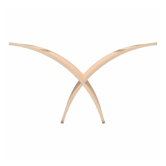 Hart Wooden Magazine Rack Floor Standing In Beige