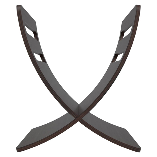 Hart Wooden Magazine Rack Floor Standing In Brown