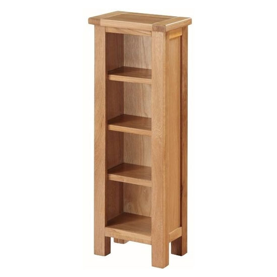 Photo of Hartford wooden dvd storage stand in oak