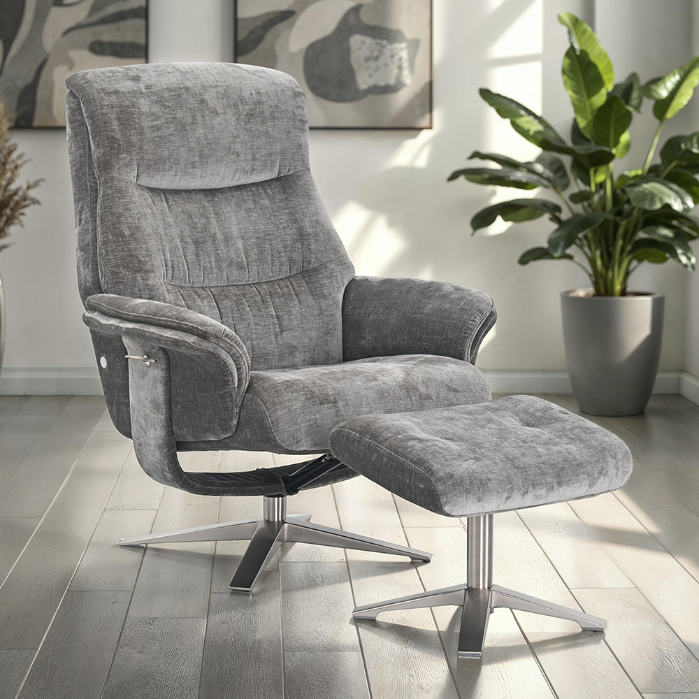 haslet fabric recliner chair with stool in wishing well-image-124430