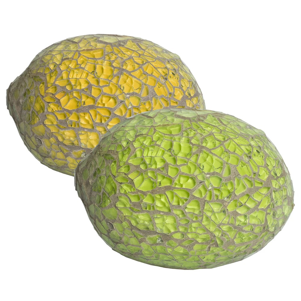 Hasselt Decorative Mosaic Glass Lemon In Yellow