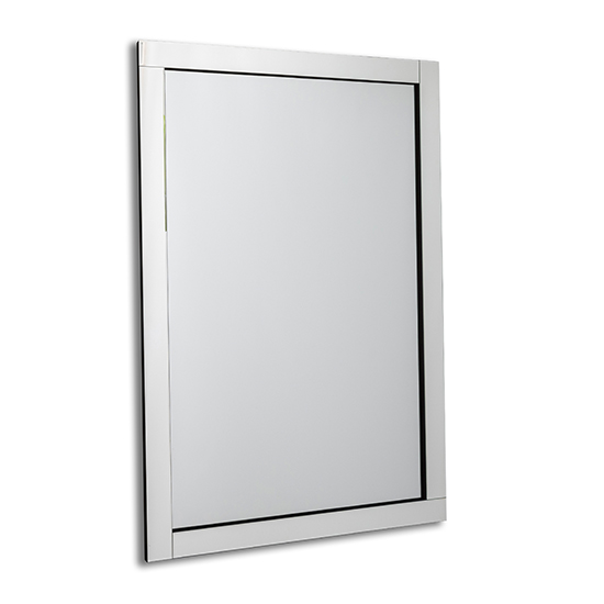 Read more about Hatsu rectangular wall mirror with clean border