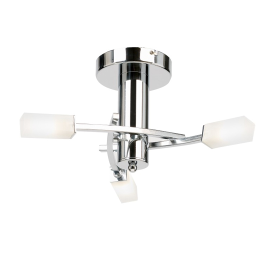 Havana 3 Ceiling Lamp In Chrome