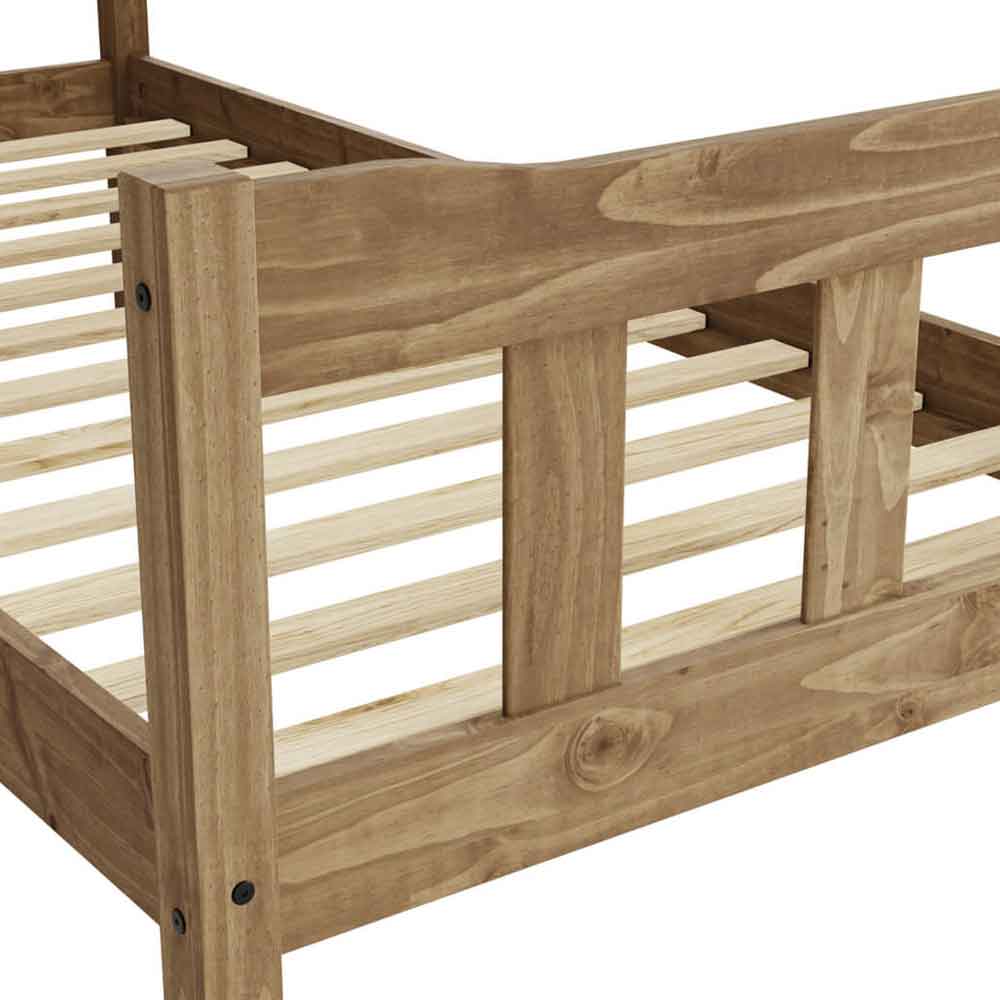 Havanan Wooden Single Bed In Natural Pine