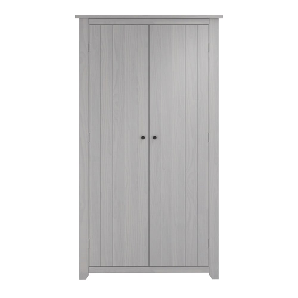 Read more about Havanan wooden wardrobe with 2 doors in grey