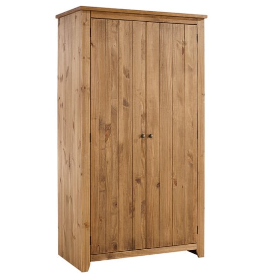 Read more about Havanan wooden wardrobe with 2 doors in pine