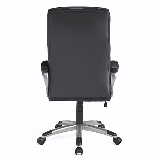 Havard Faux Leather Home And Office Chair In Black_4