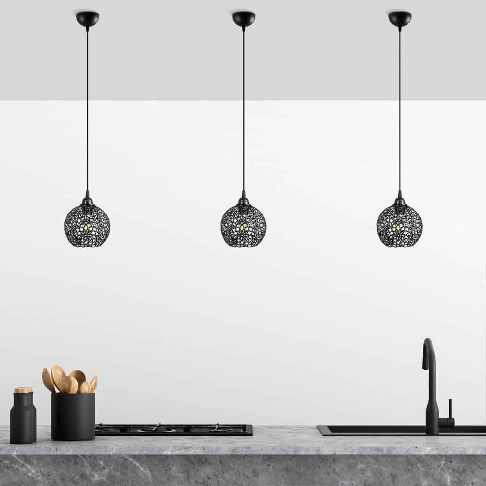 Hay Metal Ceiling Pendant Light in Black