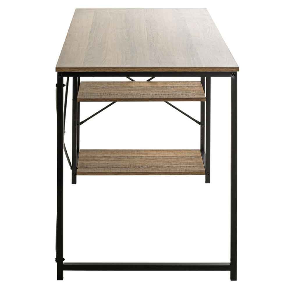 Hayesville Wooden Laptop Desk In Black And Oak