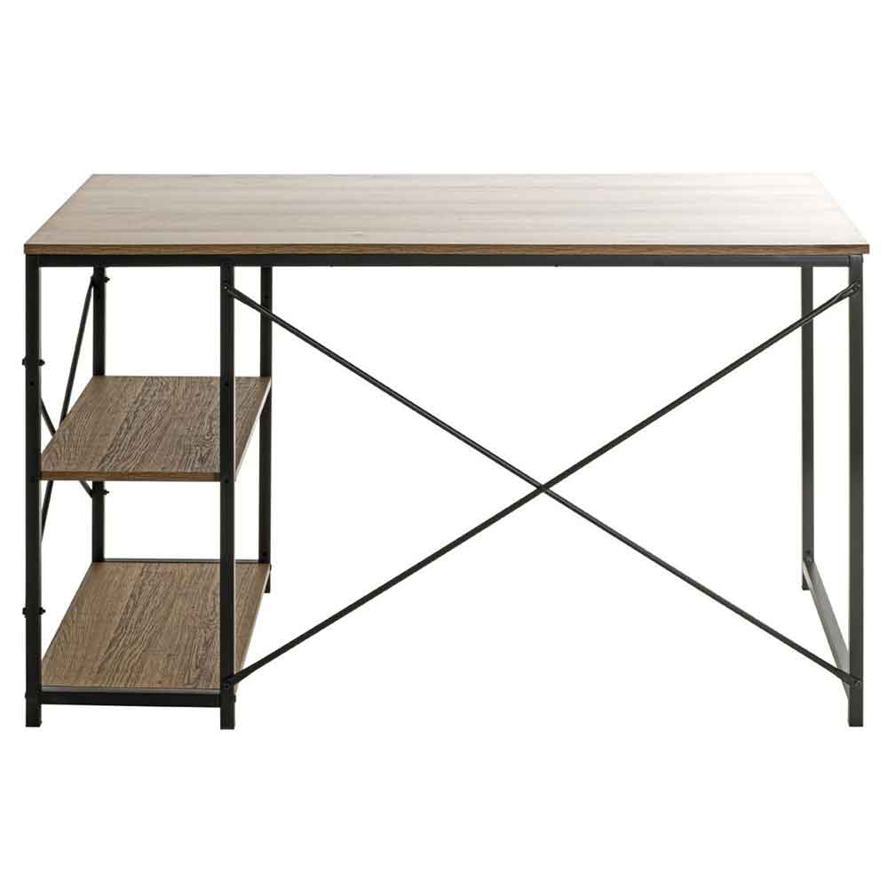 Hayesville Wooden Laptop Desk In Black And Oak