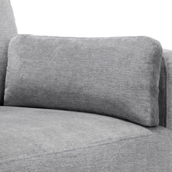 Hachi Chenille Fabric 2 Seater Sofa In Dark Grey