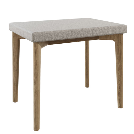 Product photograph of Hazel Wooden Dressing Stool In Oak Natural from Furniture in Fashion