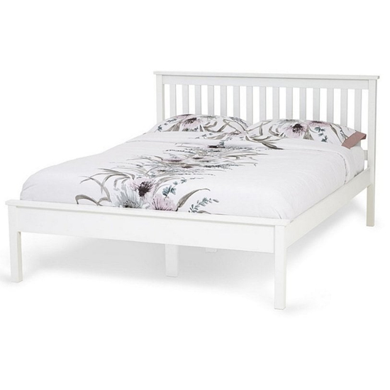 Heather Hevea Wooden Double Bed In Opal White_2