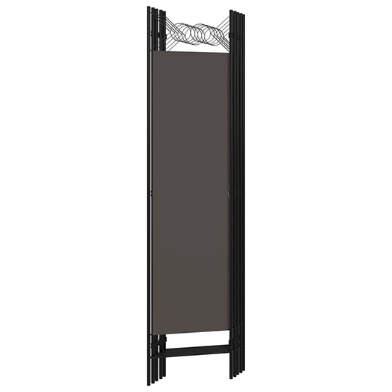 Hecate Fabric 5 Panels 200cm x 180cm Room Divider In Anthracite_4