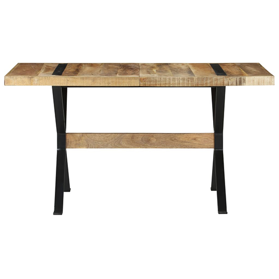 Heinz Medium Rough Mango Wood Dining Table In Natural