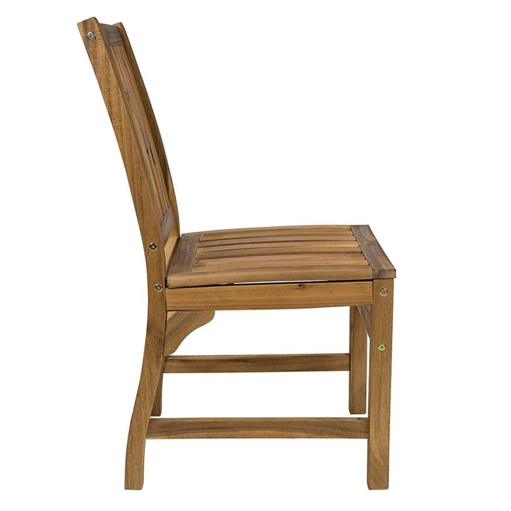 Helena Natural Wooden Dining Chairs In Pair