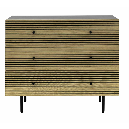 Helena Wooden Chest Of 3 Drawers In Natural