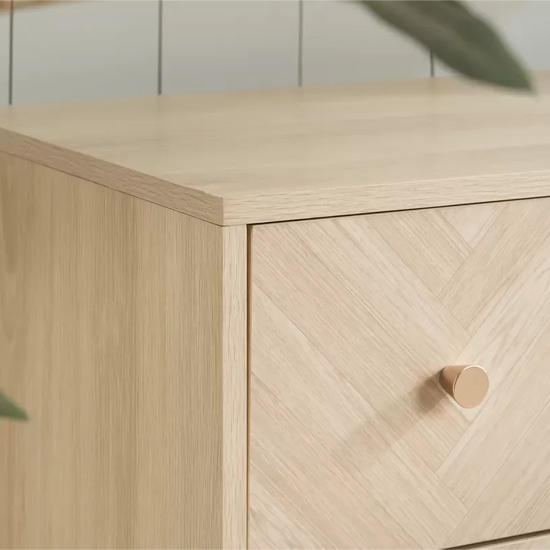 Helena Wooden Chest Of 4 Drawers In Oak