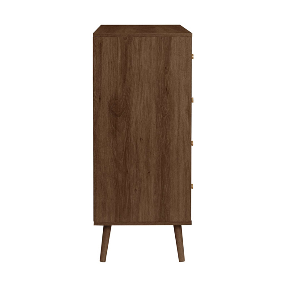 Helena Wooden Chest Of 4 Drawers in Walnut