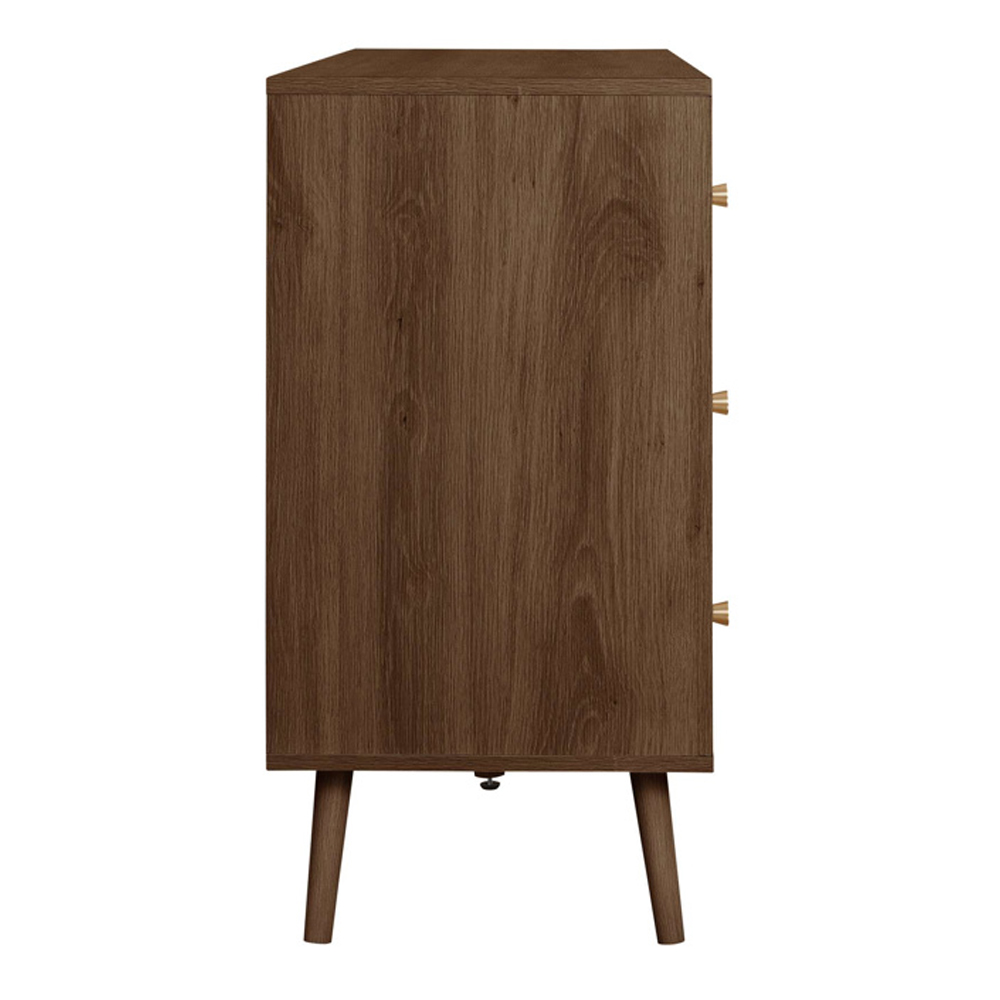 Helena Wooden Chest Of 6 Drawers in Walnut