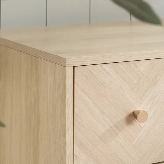 Helena Wooden Chest Of 6 Drawers Wide In Oak