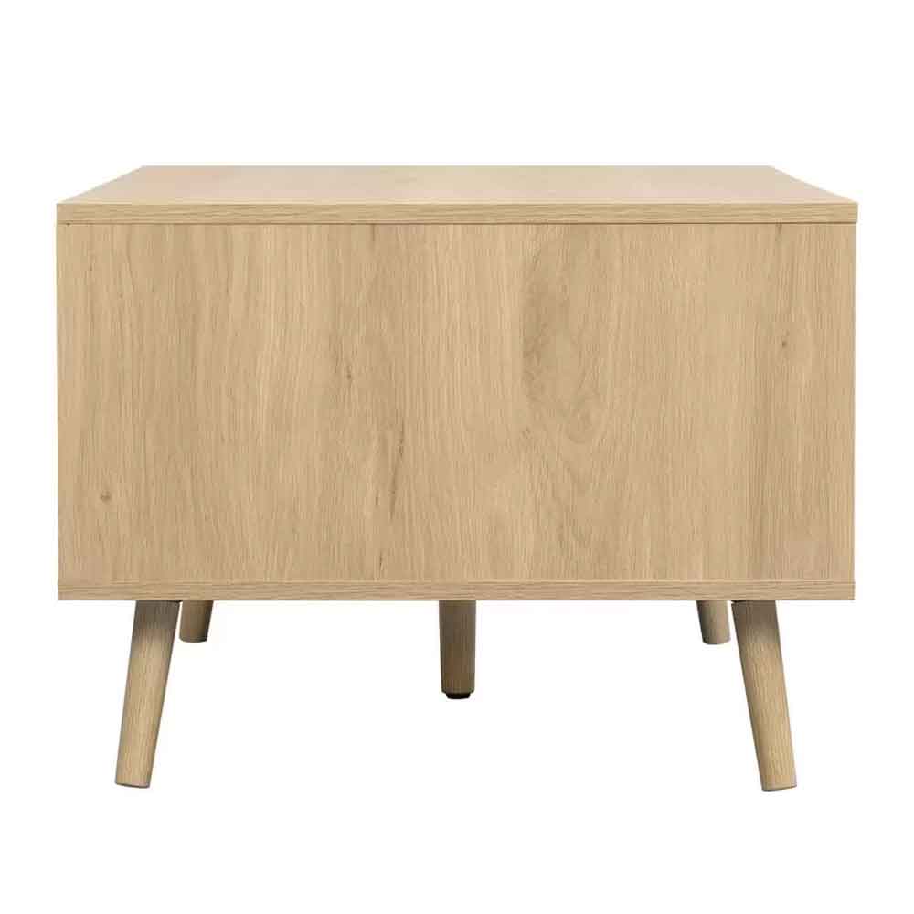 Helena Wooden Coffee Table with 1 Drawer in Oak