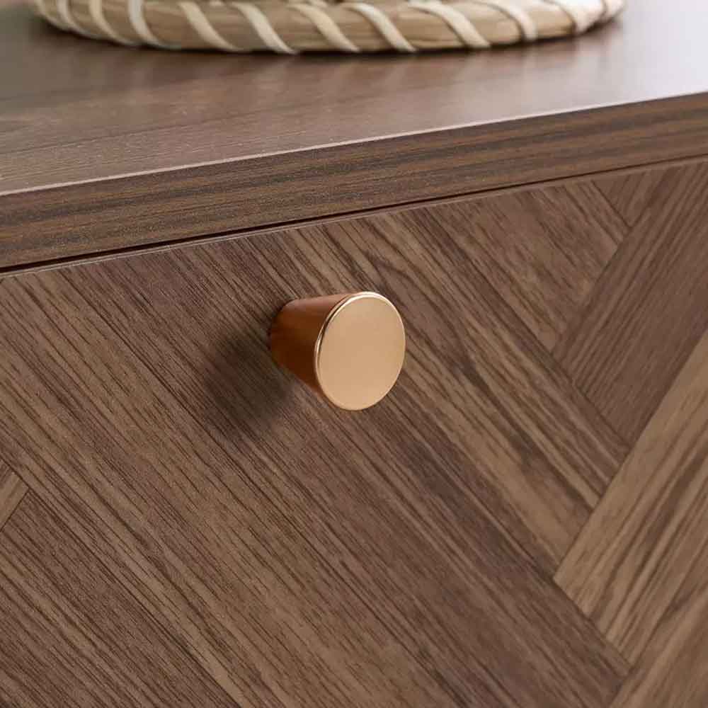 Helena Wooden Coffee Table with 1 Drawer in Walnut