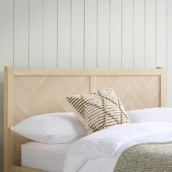 Helena Wooden Double Bed In Oak