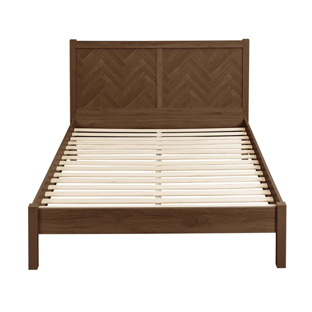 Helena Wooden Double Bed in Walnut