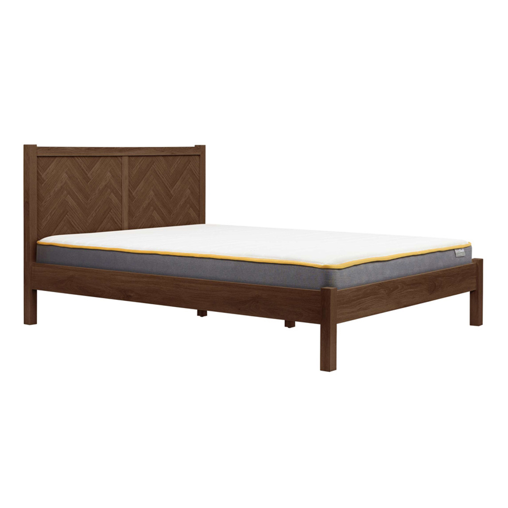 Helena Wooden King Size Bed in Walnut