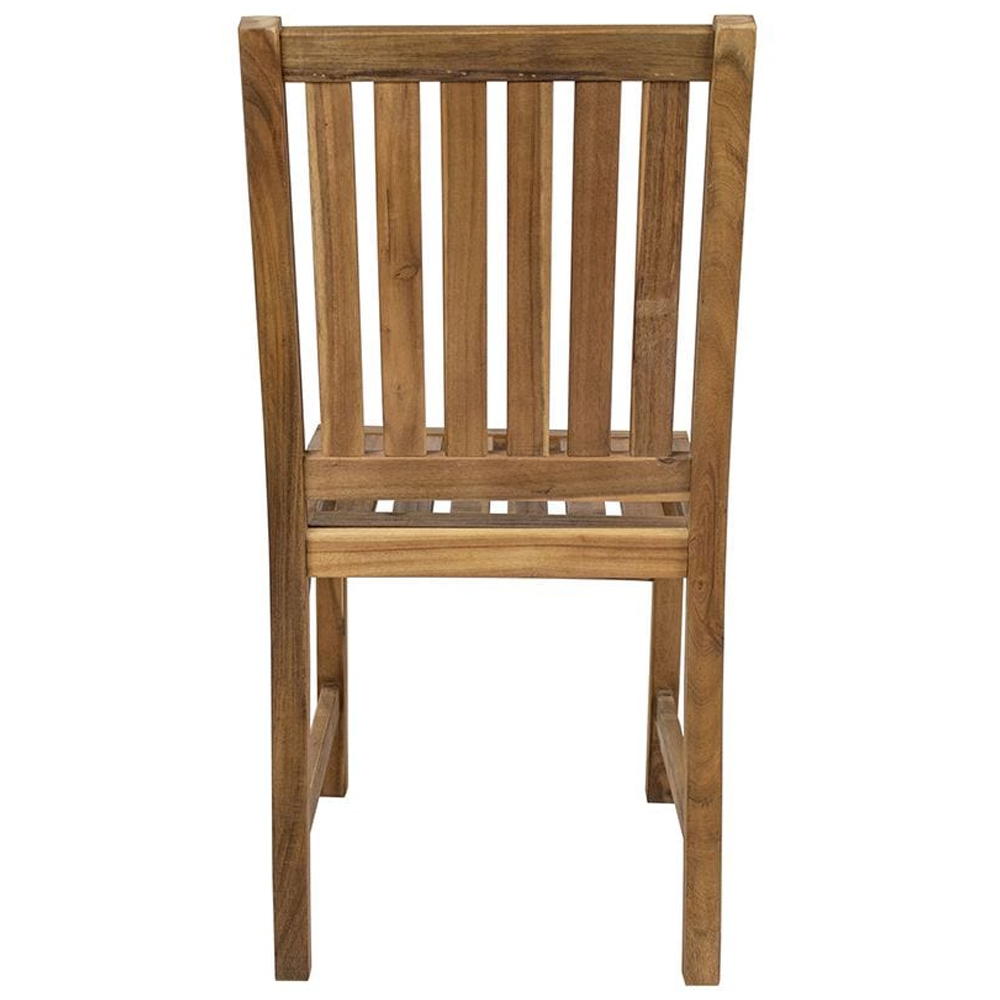 Helena Wooden Square Dining Table With 4 Chairs In Natural