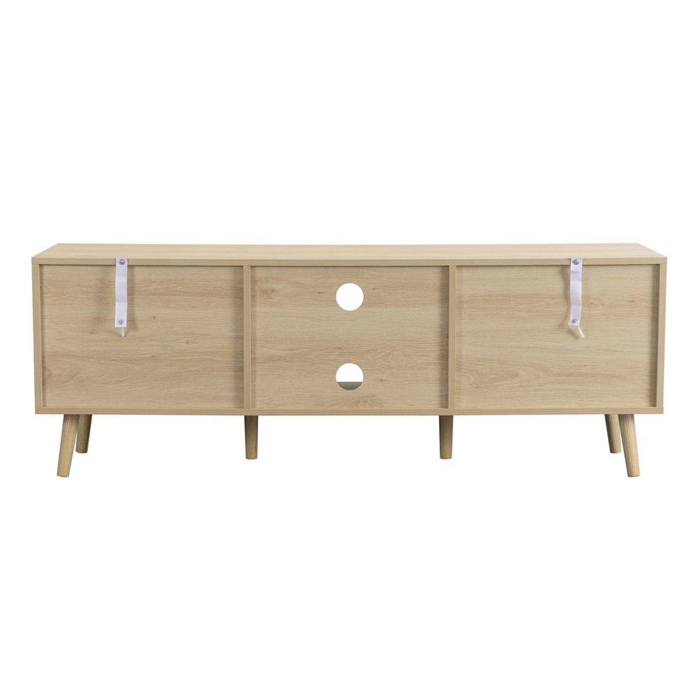Helena Wooden TV Stand with 2 Doors in Oak
