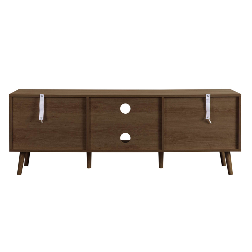 Helena Wooden TV Stand with 2 Doors in Walnut