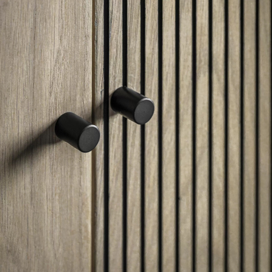 Helena Wooden Wardrobe With 2 Doors In Natural