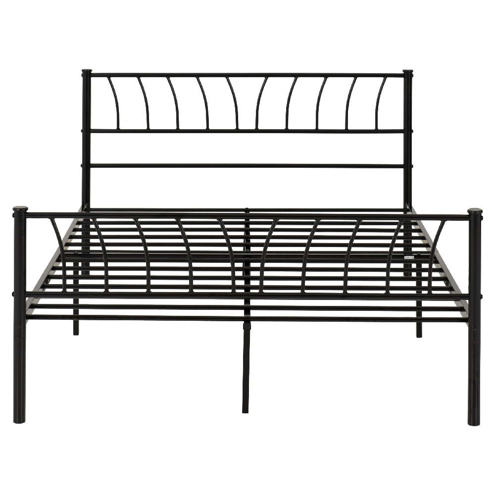Helotes Metal Double Bed In Black