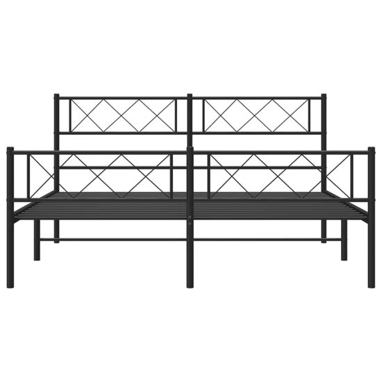Helotes Metal King Size Bed In Black