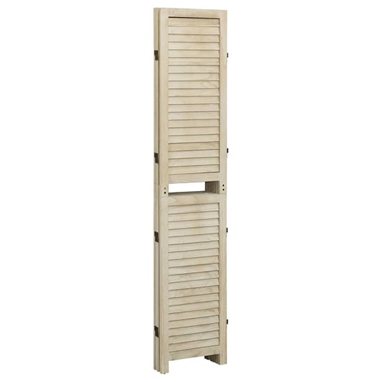Helsa Wood Paulownia 4 Panels 140cm x 165cm Room Divider_4