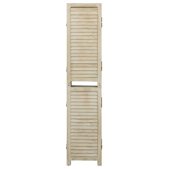 Helsa Wood Paulownia 5 Panels 175cm x 165cm Room Divider