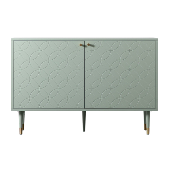 Helston Wooden Storage Cabinet With 2 Doors In Mint