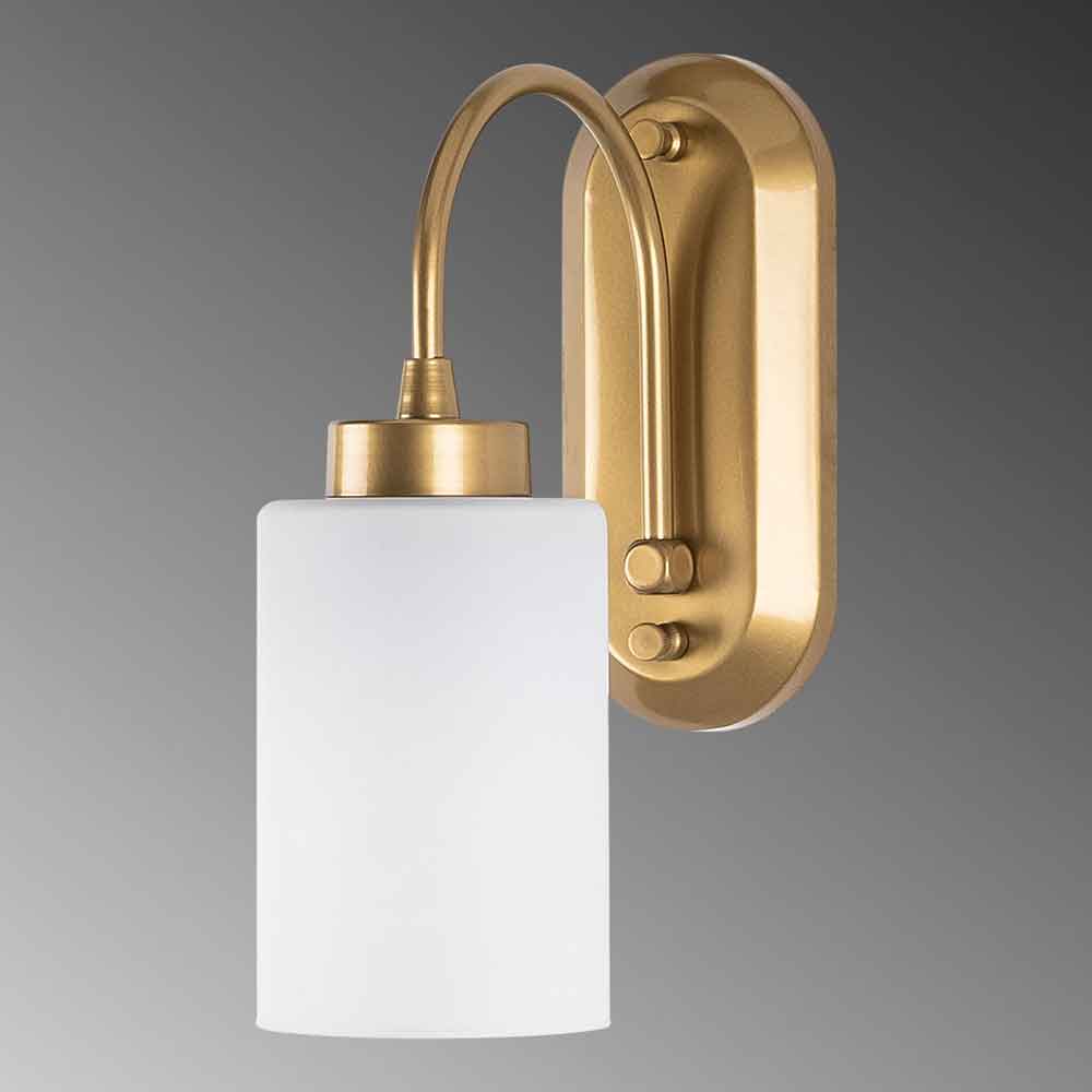 Hemikilo Metal Wall Lamp in Gold
