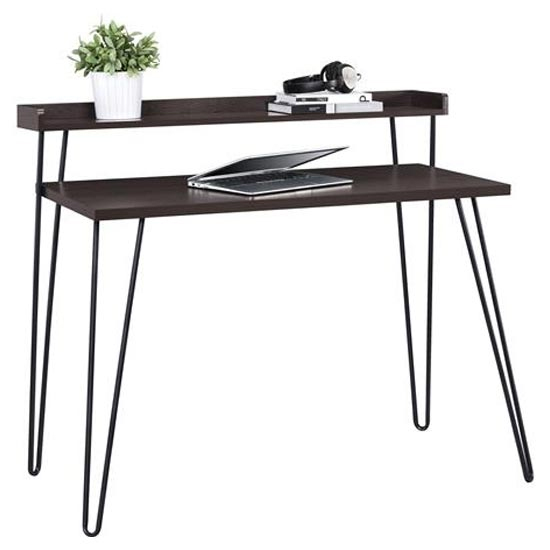 Himley Wooden Laptop Desk In Espresso