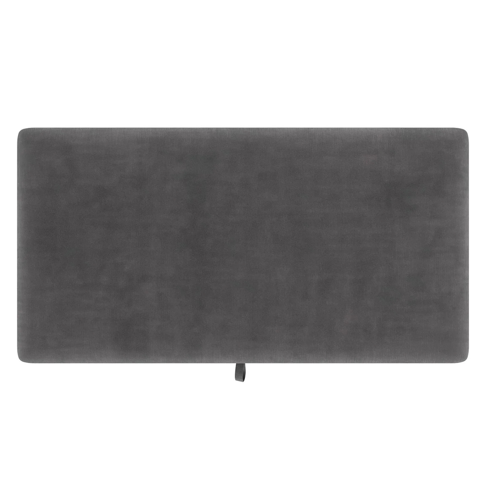 Henley Fabric Ottoman Storage in Grey